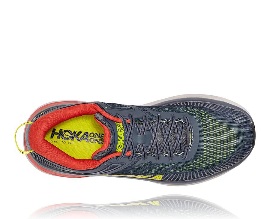 Tenis Hoka One One Masculino Azul Marinho - Bondi 7 - 387-SRITMU